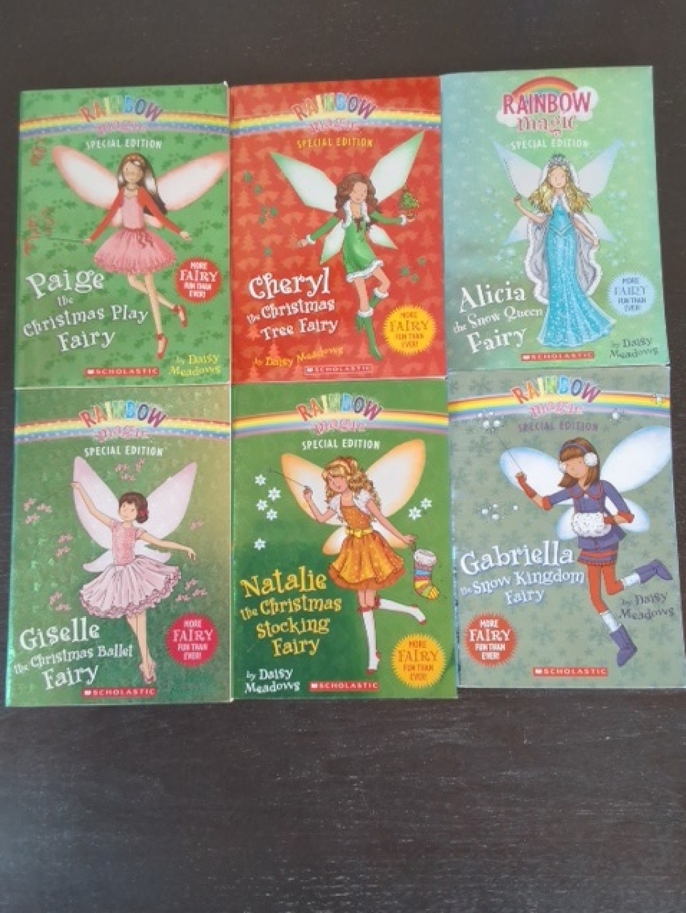 Rainbow Magic Special Edition Fairy Books - Set Of 6 Winter/Christmas Themes